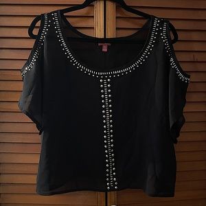 Embellished Crop Top